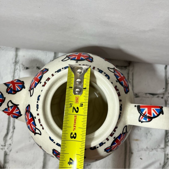 Vintage Paul Cardew DesignUsa Tea Pot W/Union JackFlag ,Summer Blend Coffee Lot - Picture 15 of 16